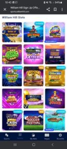 William Hill Exclusive Games