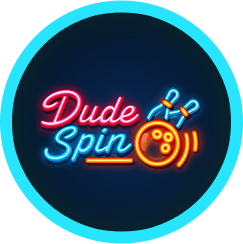 Screenshot of Dudespin Casino interface showing game selection